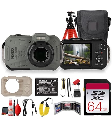 Amazon.com : Ricoh PENTAX WG-1000 Digital Camera Gray | Compact